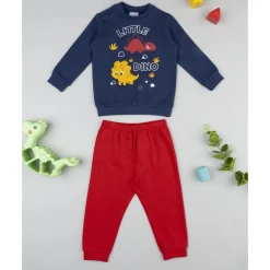 Best Pijama azul y rojo con dinosaurio para niño Descanso Y Ropa Interior·Bebé 3-36 Meses