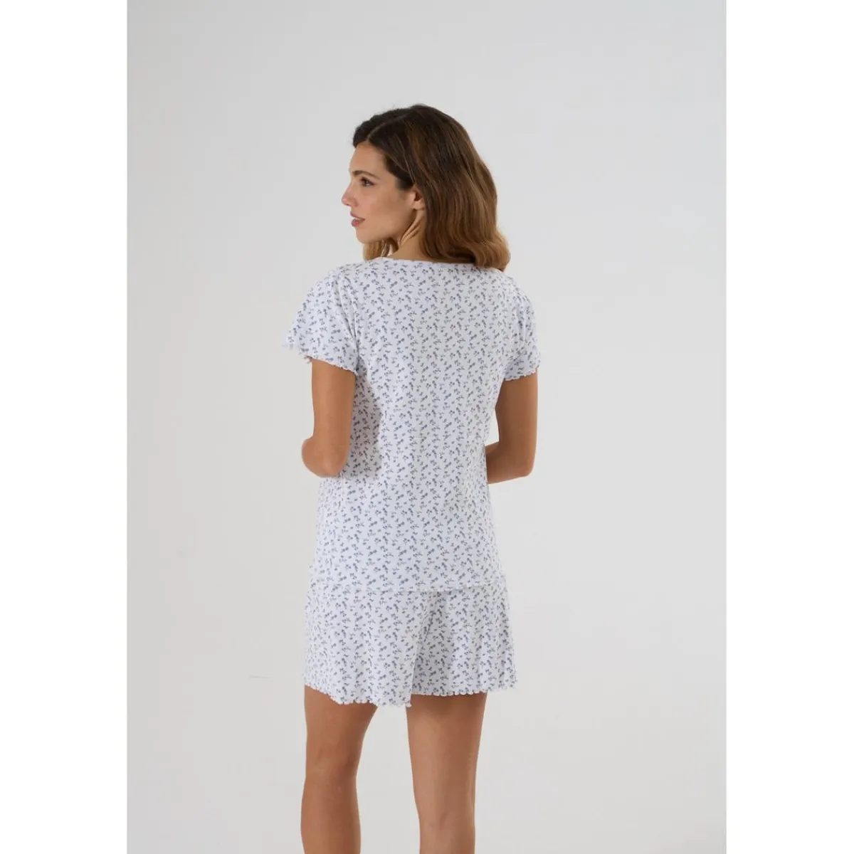 Pijama Corto Premamá con Estampado Floral*Prenatal Sale