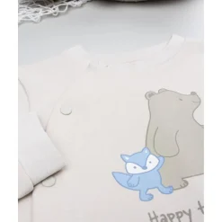 Online Pijama entero niño beige con oso Descanso Y Ropa Interior·Bebé 3-36 Meses