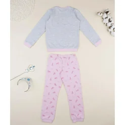 Online Pijama gris y rosa con bailarina para niña Descanso Y Ropa Interior·Infantil 2-10 Años