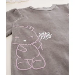 Sale Pijama niña marrón de terciopelo con ositos Ropa Y Accesorios·Peleles|Recién Nacido·Ropa Y Accesorios