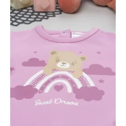 Clearance Pijama niña rosa con arcoíris Descanso Y Ropa Interior·Bebé 3-36 Meses