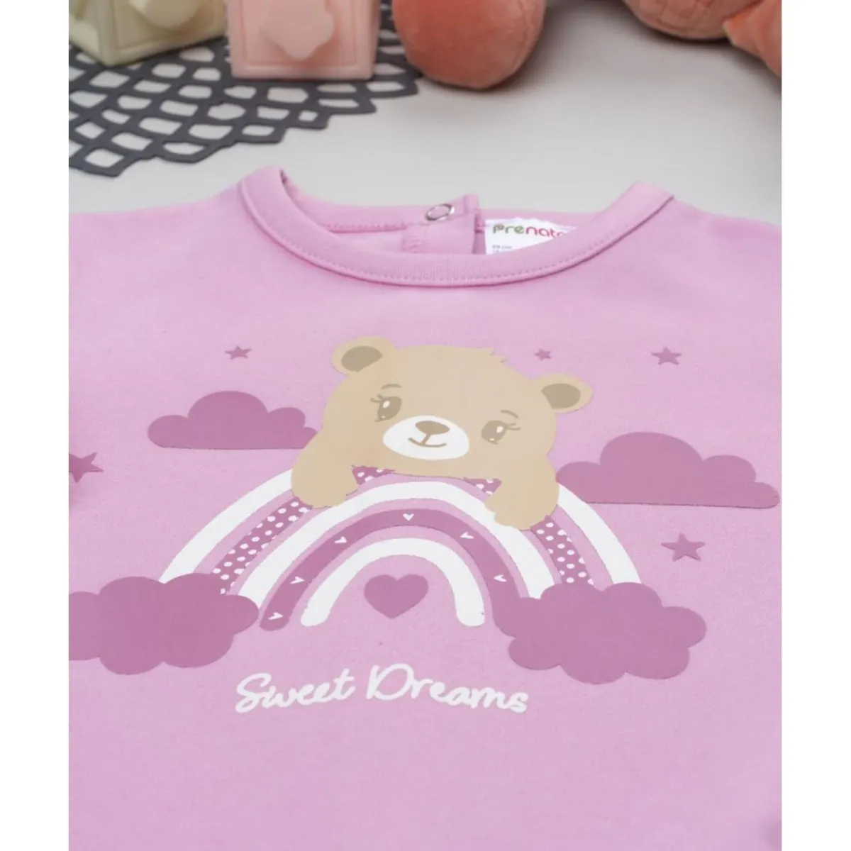 Clearance Pijama niña rosa con arcoíris Descanso Y Ropa Interior·Bebé 3-36 Meses