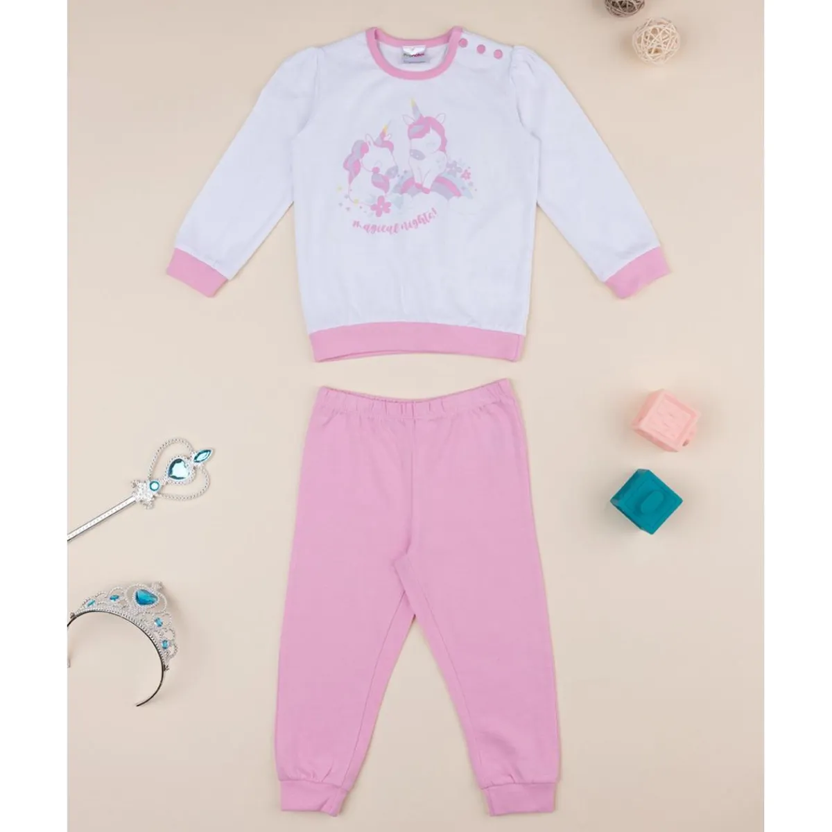 Outlet Pijama niña rosa unicornios Descanso Y Ropa Interior·Bebé 3-36 Meses