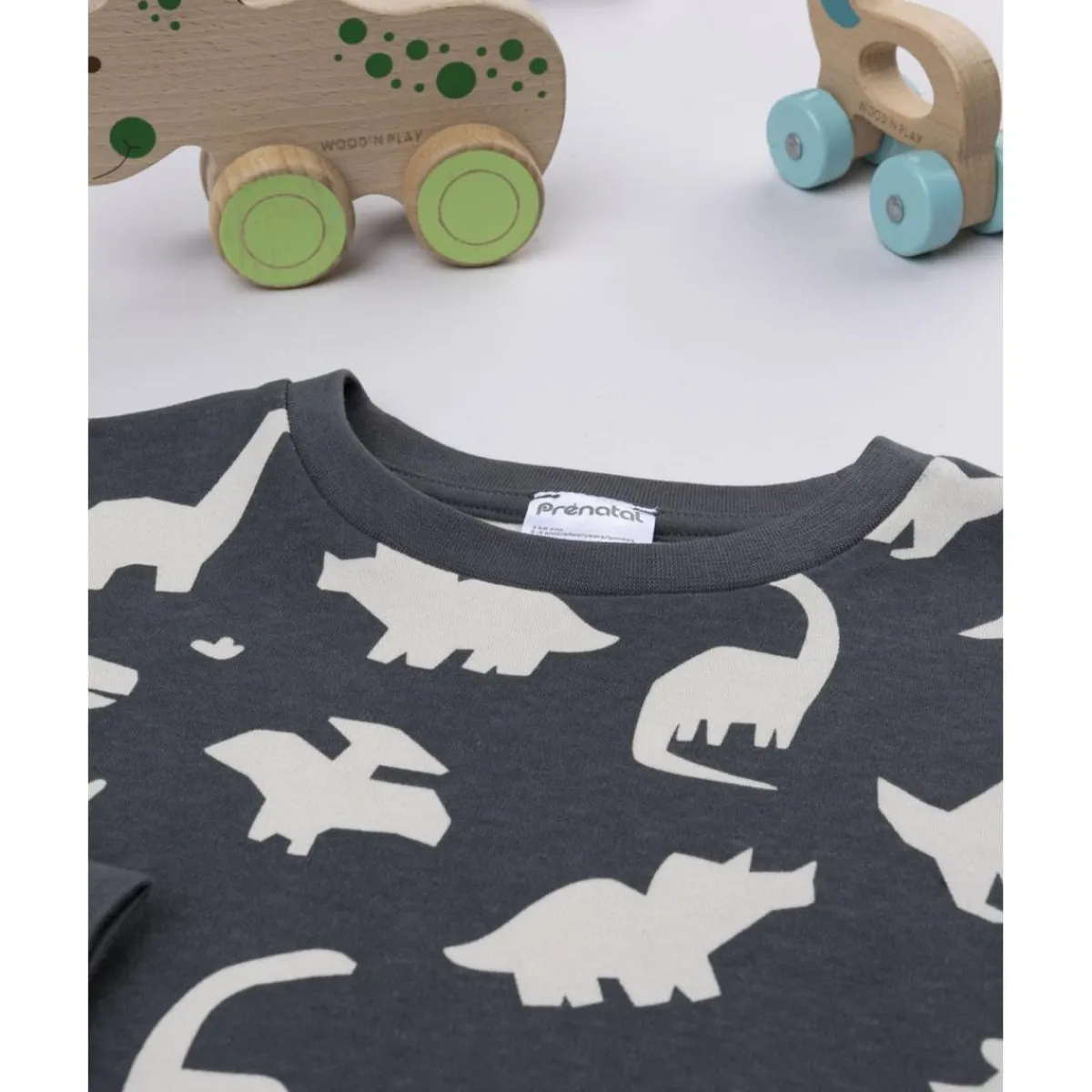 Pijama niño gris oscuro Dino*Prenatal Clearance
