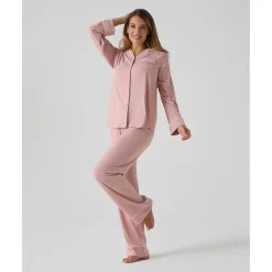 Discount Pijama premamá rosa con bolsillo Premamá·Íntimo Y Noche|Íntimo Y Noche·Pijamas Y Camisones