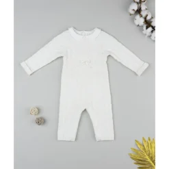 Discount Pijama tricot blanco para recién nacida Ropa Y Accesorios·Peleles|Recién Nacido·Ropa Y Accesorios