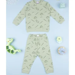 Pijama verde de dinosaurios para niño*Prenatal Clearance