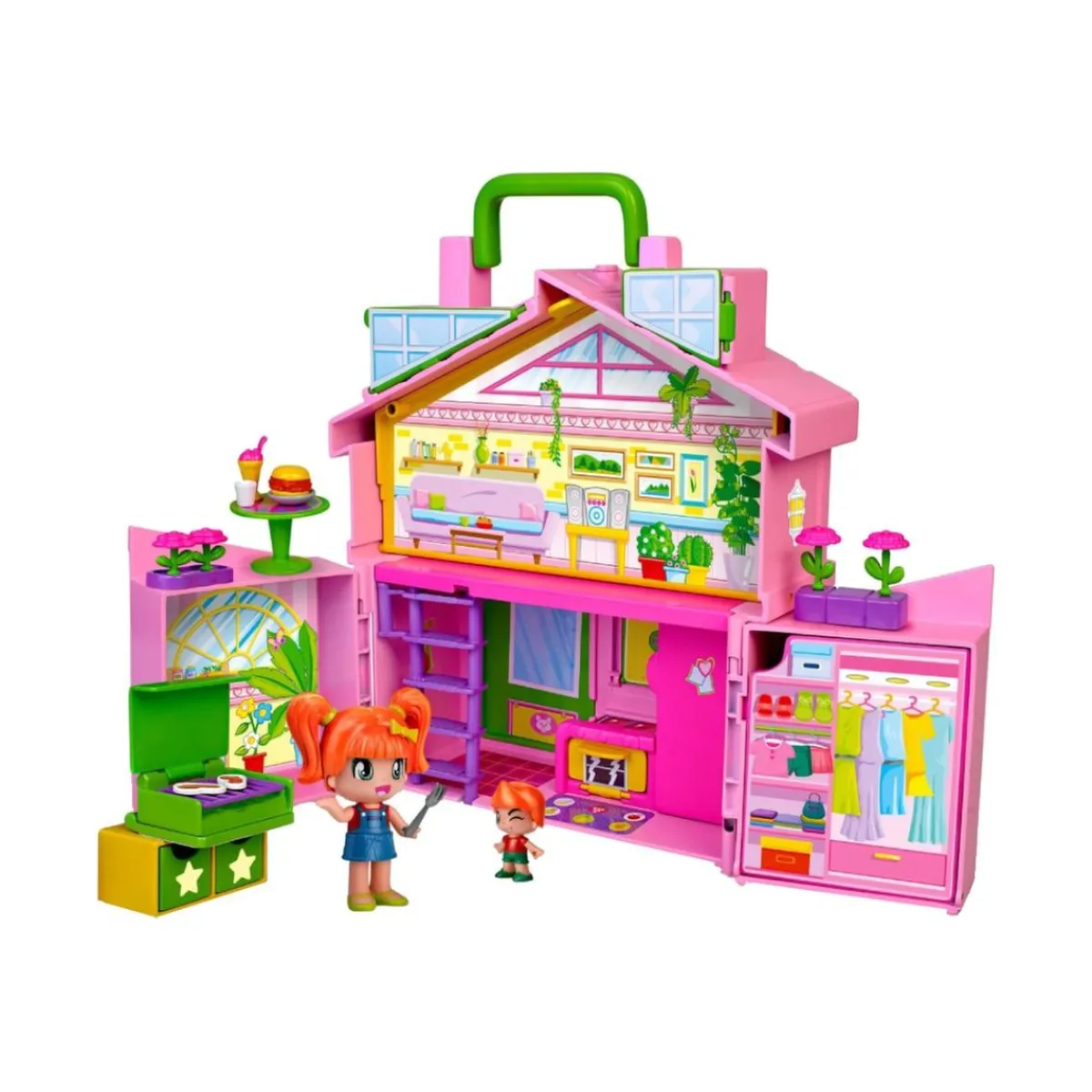 Discount - Casa rosa maletín Coleccionables Y Mini Mundos