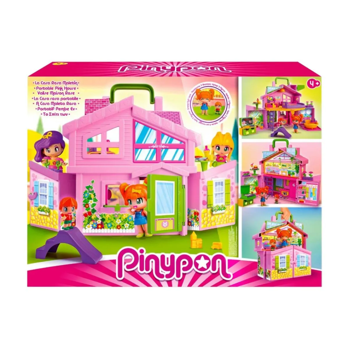 Discount - Casa rosa maletín Coleccionables Y Mini Mundos