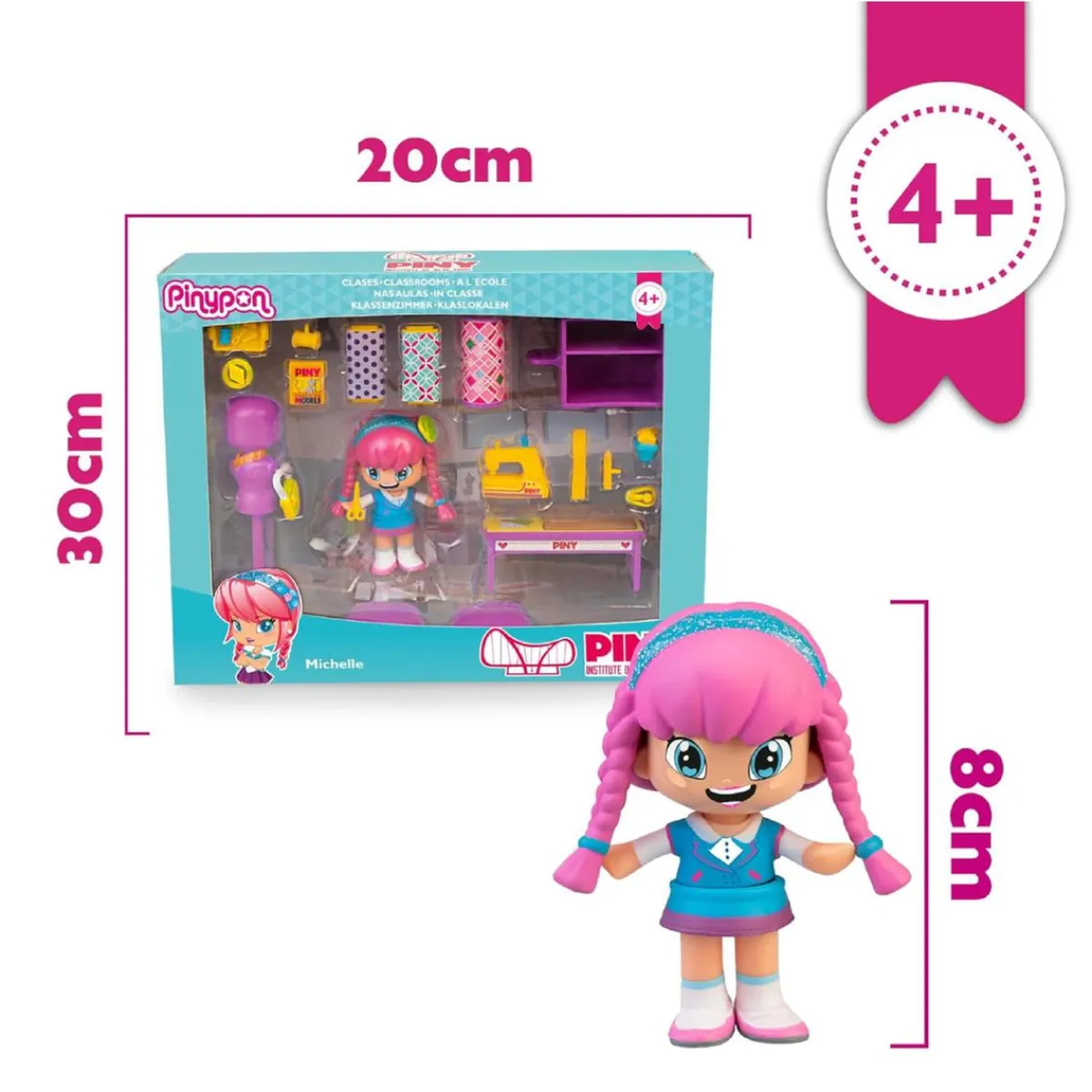 New - Piny Classroom (Varios modelos) Coleccionables Y Mini Mundos