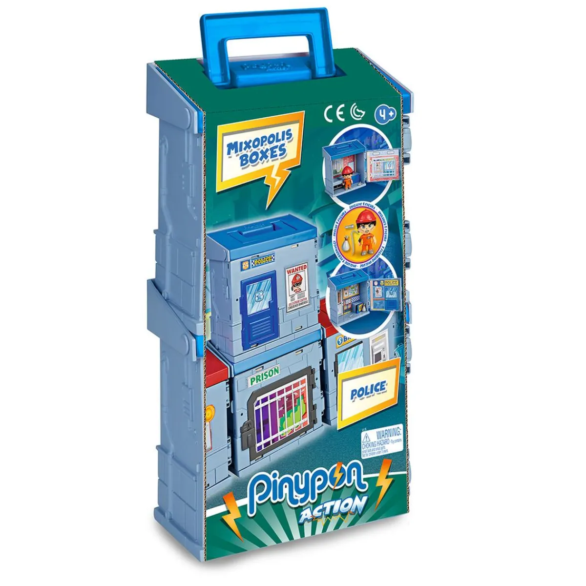 Discount Pinypon - Policía - 2 Mixópolis Boxes Pinypon Action Coleccionables Y Mini Mundos