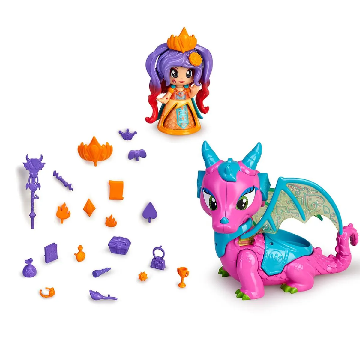 Pinypon - Reina y Dragón - Figuras Queens Dragon*FAMOSA Outlet