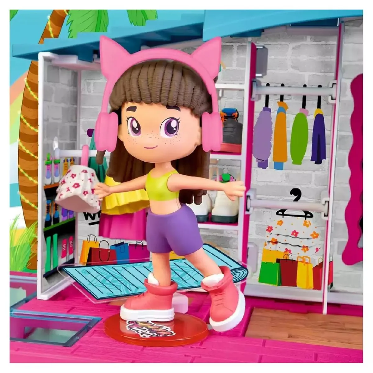 Best Top - Style Closet Playset con figura y accesorios Coleccionables Y Mini Mundos