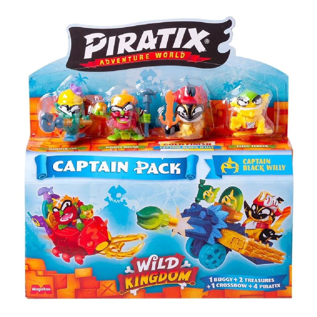 Clearance Piratix Wild Kingdom - Captain Pack (Varios Modelos) Figuras De Acción