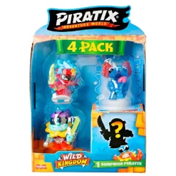 Hot Piratix Wild Kingdom - Pack 4 figuras (Varios Modelos) Figuras De Acción