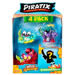 Hot Piratix Wild Kingdom - Pack 4 figuras (Varios Modelos) Figuras De Acción