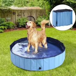 Piscina plegable para mascotas 140 cm Coleccionables Y Mini Mundos