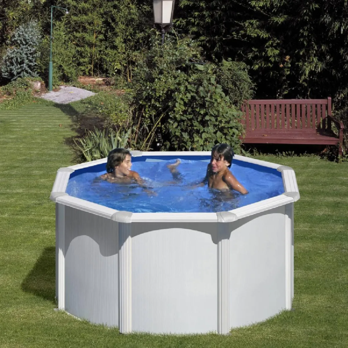 Clearance Piscina redonda Fidji 240 x 120 cm Piscinas Tubulares|Piscinas