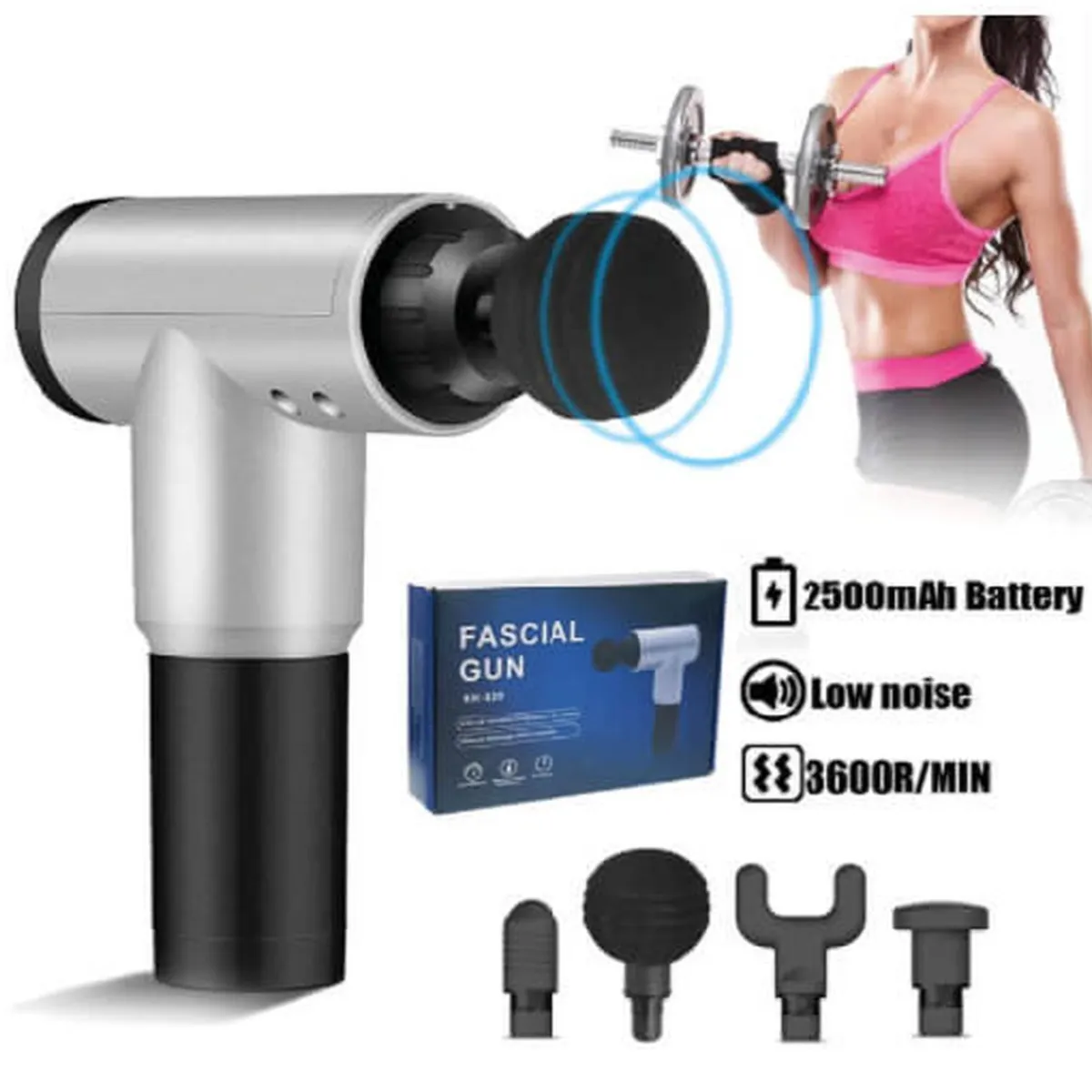 Pistola de masaje Gris*KLACK EUROPE New