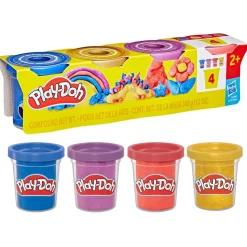 Play-Doh - Pack 4 botes pasta de modelar (Varios Modelos)*HASBRO IBERIA