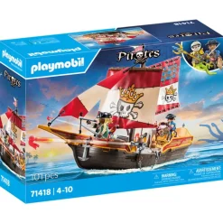 Best - Barco Pirata con Aventuras y Accesorios Marinos ㅤ Juguetes De Construcción