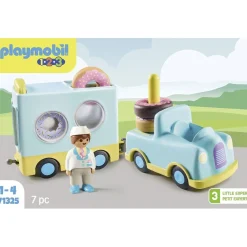 - Camión de donut con función de apilado y clasificación ㅤ*PLAYMOBIL Hot
