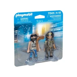 - Dúo de Acción: SWAT & Bandido ㅤ*PLAYMOBIL New