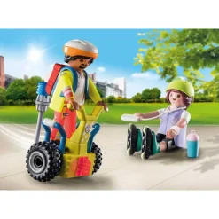 - Pack inicial de rescate con Balance Racer*PLAYMOBIL Clearance