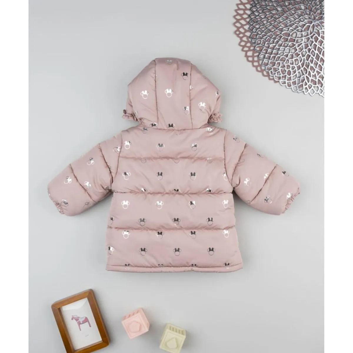 Discount Plumífero Minnie rosa niña Niña·Bebé Niña 3-36 Meses|Bebé Niña 3-36 Meses·Abrigos Y Plumíferos