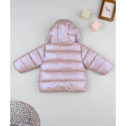 Plumífero rosa laminado para niña Niña·Bebé Niña 3-36 Meses|Bebé Niña 3-36 Meses·Abrigos Y Plumíferos