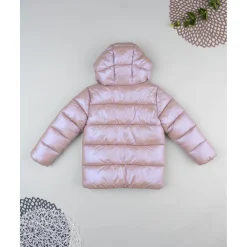 Plumífero rosa metalizado para niña*Prenatal Discount