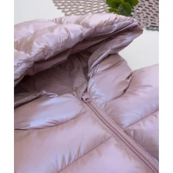 Plumífero rosa metalizado para niña*Prenatal Discount