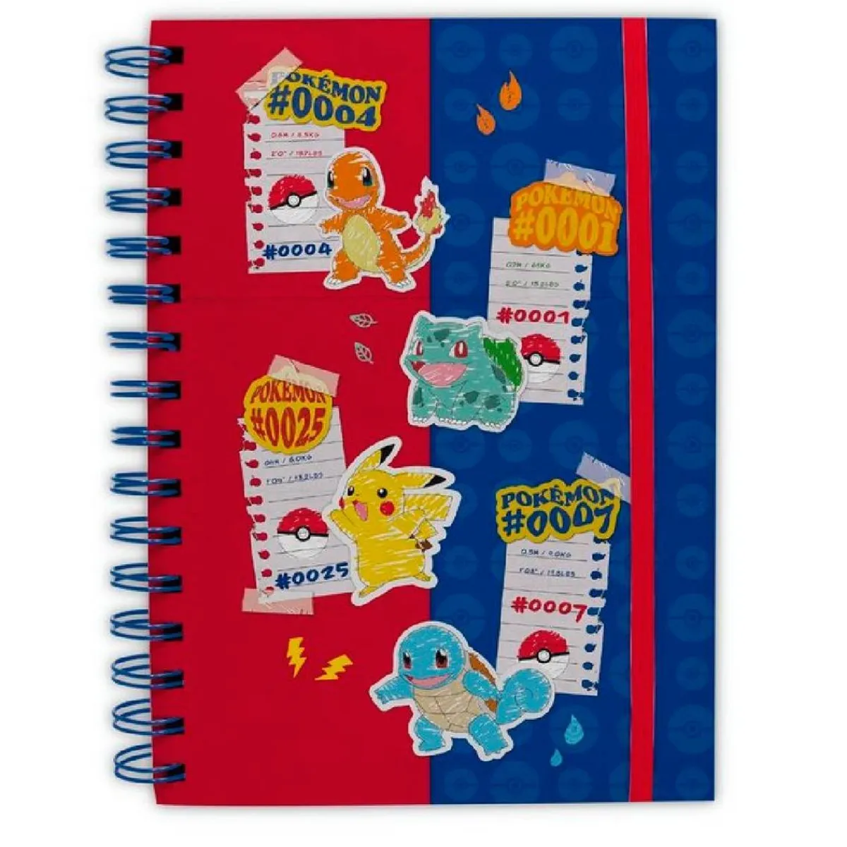 Online Pokémon - Cuaderno compañeros Azul/Rojo A5 Merchandising|Friki Zone