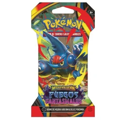 Pokémon - Megaevolución Fuegos Fantasmales - Sobre con funda cartas coleccionables en español (Varios modelos)*BANDAI