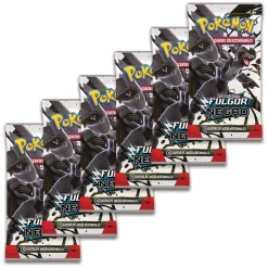 Pokémon - Pack 6 sobres de cartas Escarlata y Púrpura Fulgor Negro (español)*BANDAI Clearance