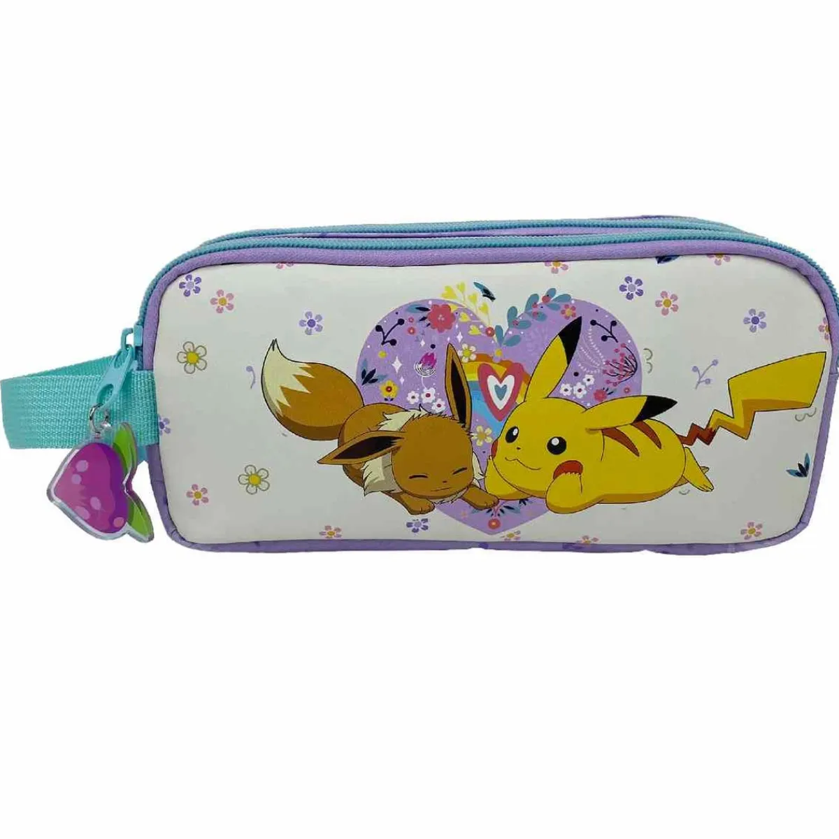 Pokémon - Portatodo triple - Colección Flowers*C Y P BRANDS Clearance