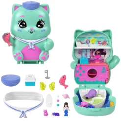 New Polly Pocket - Estuche animal Pocket World (Varios modelos) Coleccionables Y Mini Mundos