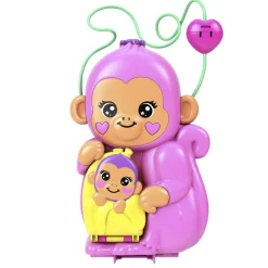 Sale Polly Pocket - Juego cofre muñeca mama mono Coleccionables Y Mini Mundos