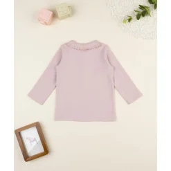 Clearance Polo niña rosa de manga larga Niña·Bebé Niña 3-36 Meses|Bebé Niña 3-36 Meses·Camisas Y Camisetas
