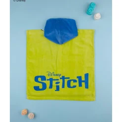 Outlet Poncho Stitch Azul Verdoso para Playa Calzado Y Accesorios·Accesorios Y Complementos