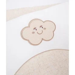 New Protector de cuna con detalles en beige Recién Nacido·Ropa De Cama|Ropa De Cama·Protectores