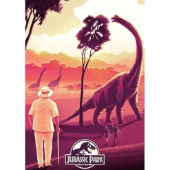 Hot Póster maxi Jurassic Park bienvenida 61 x 91.5 cm Friki Zone|Merchandising