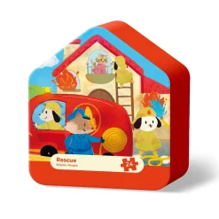 Online Puzzle de animales de rescate (24 piezas) Juegos Y Puzzles