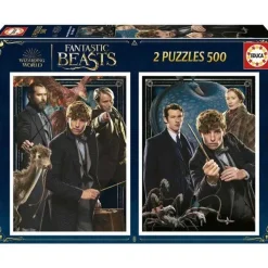 Discount Puzzles Fantastic Beast 2x500 piezas con cola fix incluida Juegos Y Puzzles