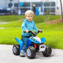 Online Quad eléctrico Honda azul Vehículos De Batería O A Pedales