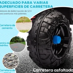 Discount Quad eléctrico para niños Azul y Negro Vehículos De Batería O A Pedales