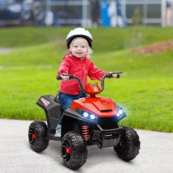 Quad eléctrico para niños Rojo y Negro*AIYAPLAY Discount