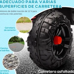 Quad eléctrico para niños Rojo y Negro*AIYAPLAY Discount