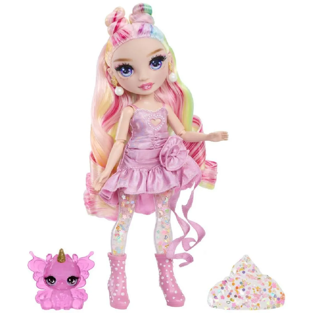 New Rainbow High - Bella Parker - Muñeca Rainbow Shimmers Muñecas